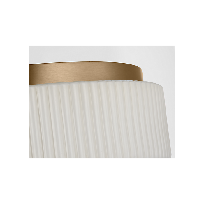 Generation Lighting Axira Two-Light Flush Mount Satin Brass Bulb[s] Not Included (GLF1992SB)