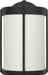 Generation Lighting Luning Small Lantern Textured Black with White Aluminum Shade Bulb[s] Not Included (GLO1091D-TXB)