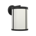 Generation Lighting Luning Medium Lantern Textured Black with White Aluminum Shade Bulb[s] Included (GLO1101D-TXBE)