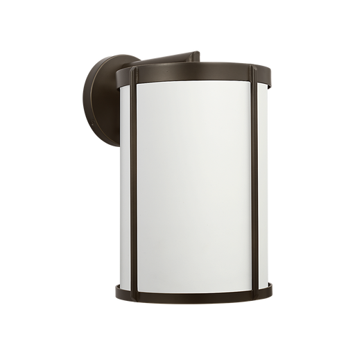 Generation Lighting Luning Large Lantern Antique Bronze with White Aluminum Shade Bulb[s] Not Included (GLO1111D-ANBZ)