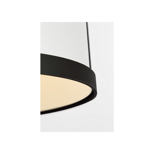 Generation Lighting Luning Large Lantern Antique Bronze with White Aluminum Shade Bulb[s] Included (GLO1111D-ANBZE)