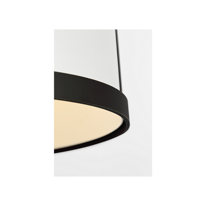 Generation Lighting Luning Large Lantern Antique Bronze with White Aluminum Shade Bulb[s] Included (GLO1111D-ANBZE)