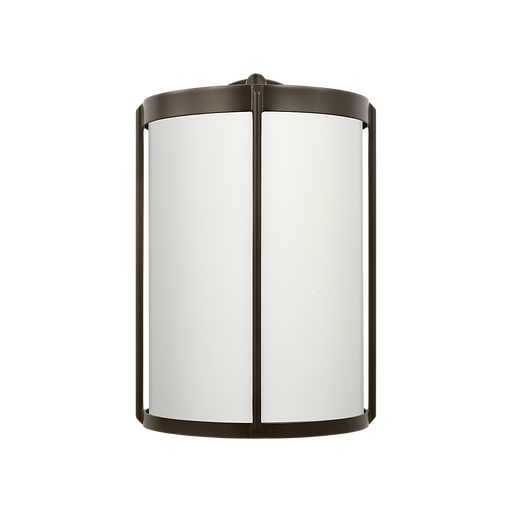 Generation Lighting Luning Large Lantern Antique Bronze with White Aluminum Shade Bulb[s] Not Included (GLO1111D-ANBZ)