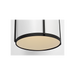 Generation Lighting Luning Large Lantern Textured Black with White Aluminum Shade Bulb[s] Not Included (GLO1111D-TXB)
