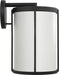 Generation Lighting Luning Large Lantern Textured Black with White Aluminum Shade Bulb[s] Included (GLO1111D-TXBE)