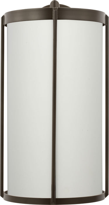 Generation Lighting Luning Extra Large Lantern Antique Bronze with White Aluminum Shade Bulb[s] Not Included (GLO1121D-ANBZ)