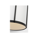 Generation Lighting Luning Extra Large Lantern Textured Black with White Aluminum Shade Bulb[s] Included (GLO1121D-TXBE)