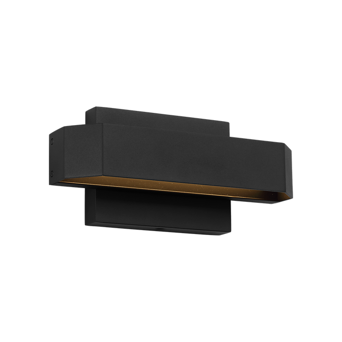 Generation Lighting Lakemont 10 Inch LED Outdoor Wall Textured Black (GLO1471TXB-L)