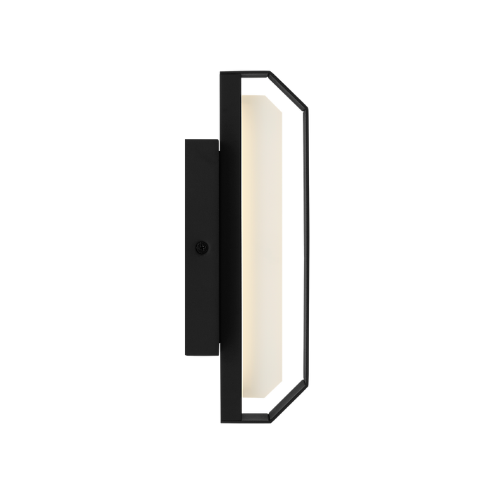 Generation Lighting Lakemont 10 Inch LED Outdoor Wall Textured Black (GLO1471TXB-L)