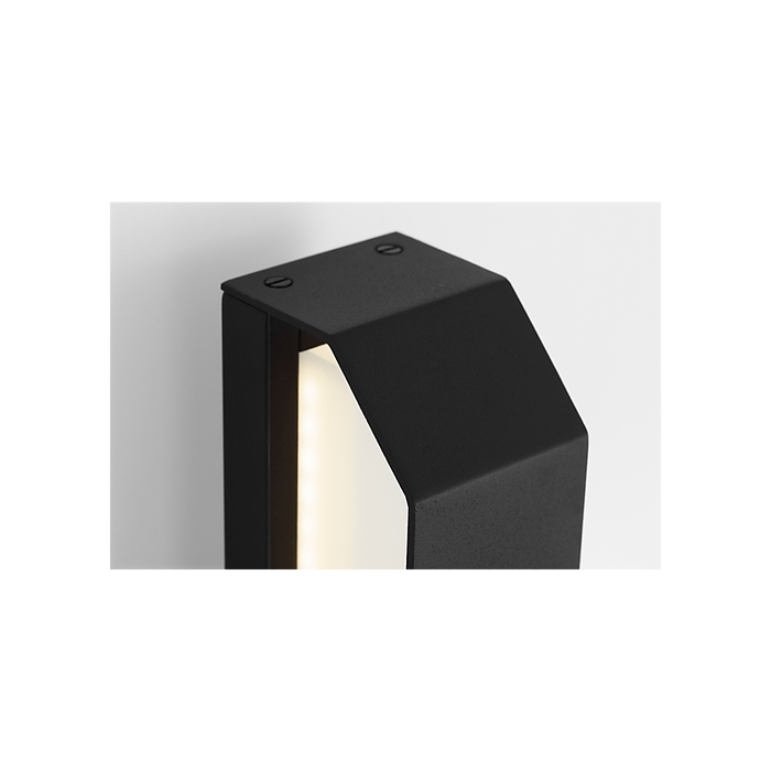 Generation Lighting Lakemont 18 Inch LED Outdoor Wall Textured Black (GLO1481TXB-L)