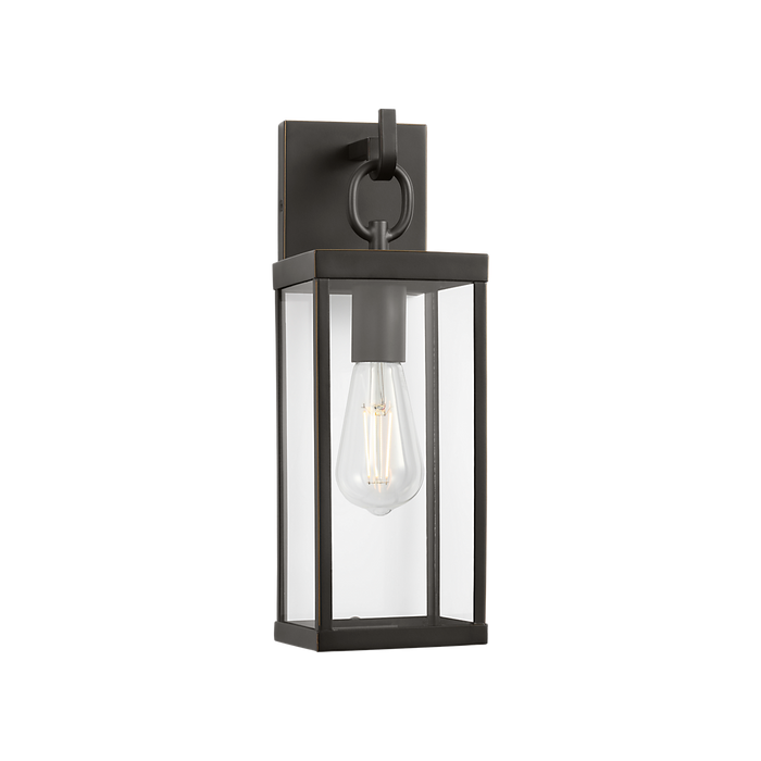 Generation Lighting Rox Small One-Light Lantern Antique Bronze Bulb[s] Not Included (GLO1761ANBZ)