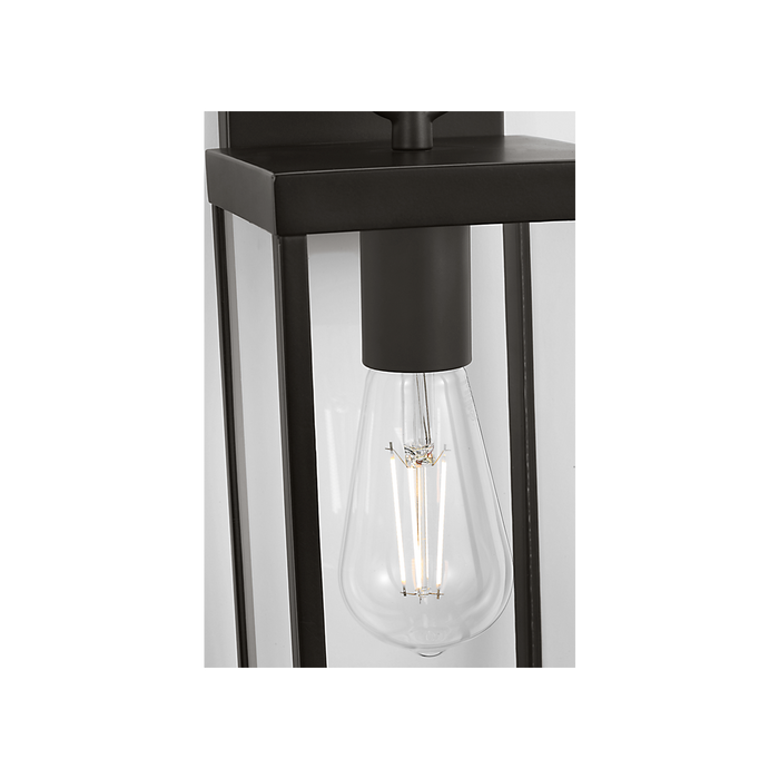 Generation Lighting Rox Small One-Light Lantern Antique Bronze Bulb[s] Not Included (GLO1761ANBZ)