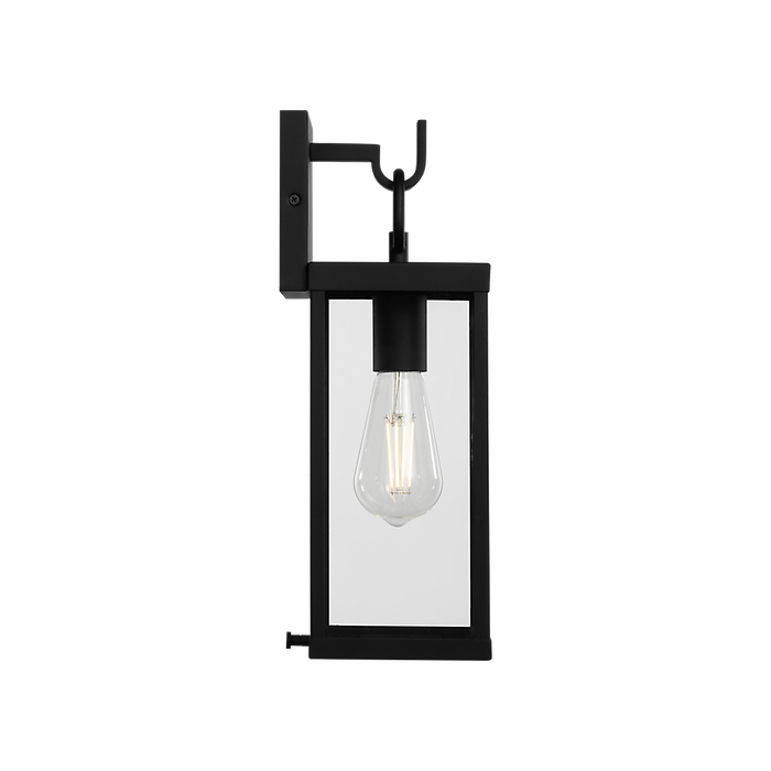 Generation Lighting Rox Small One-Light Lantern Textured Black Bulb[s] Included (GLO1761TXBE)
