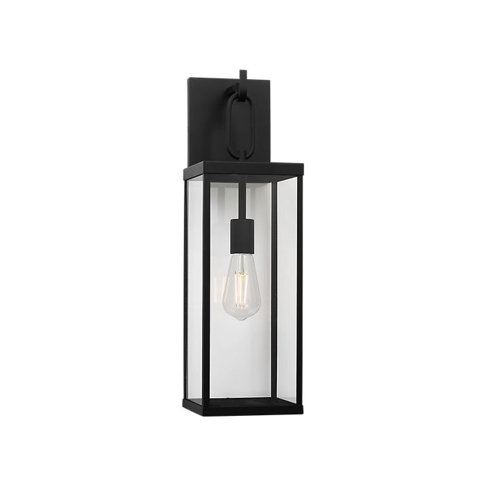 Generation Lighting Rox Medium One-Light Lantern Textured Black Bulb[s] Included (GLO1771TXBE)