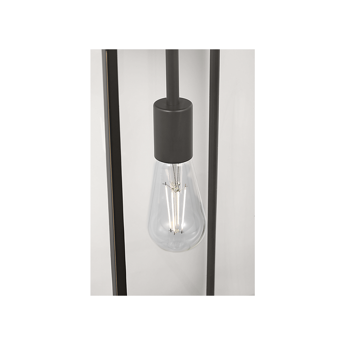 Generation Lighting Rox Large One-Light Lantern Antique Bronze Bulb[s] Not Included (GLO1781ANBZ)