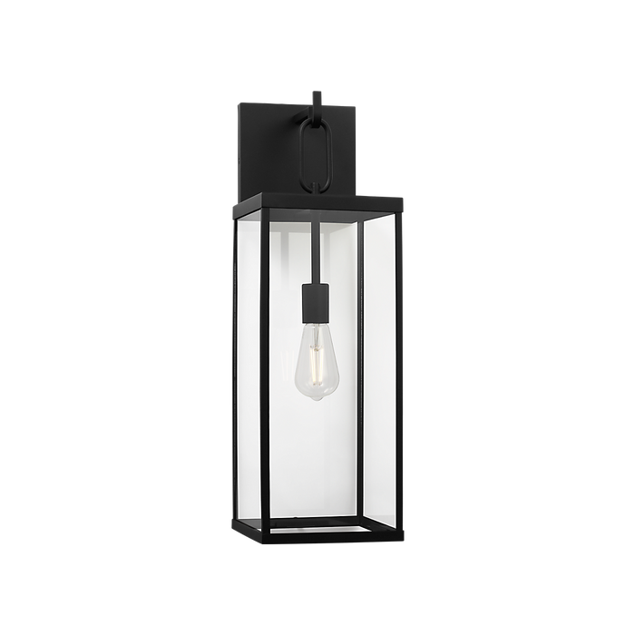 Generation Lighting Rox Large One-Light Lantern Textured Black Bulb[s] Not Included (GLO1781TXB)