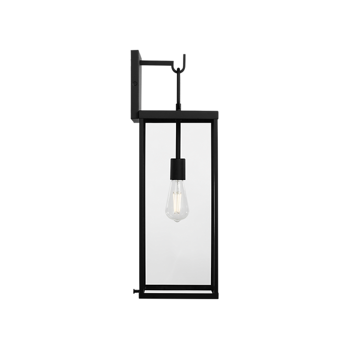Generation Lighting Rox Large One-Light Lantern Textured Black Bulb[s] Not Included (GLO1781TXB)