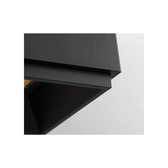 Generation Lighting Huntwick Square Outdoor Wall Textured Black (GLO2111TXB)