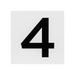 Generation Lighting Address Light Tile Number 4 (GLO2124)