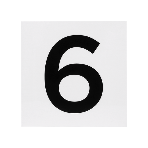 Generation Lighting Address Light Tile Number 6 (GLO2126)