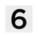 Generation Lighting Address Light Tile Number 6 (GLO2126)