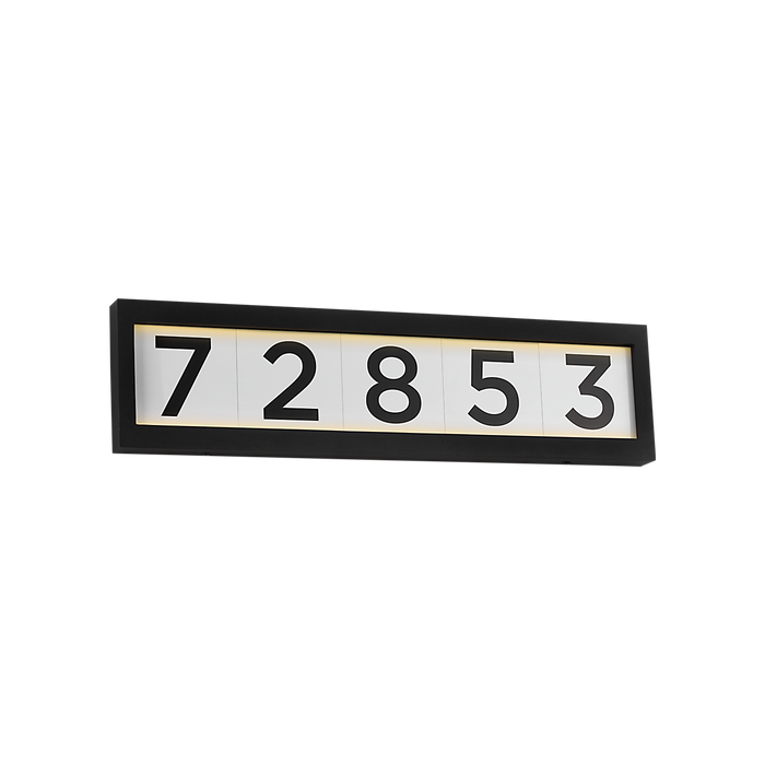 Generation Lighting LED Address Light Textured Black (GLO2151TXB)