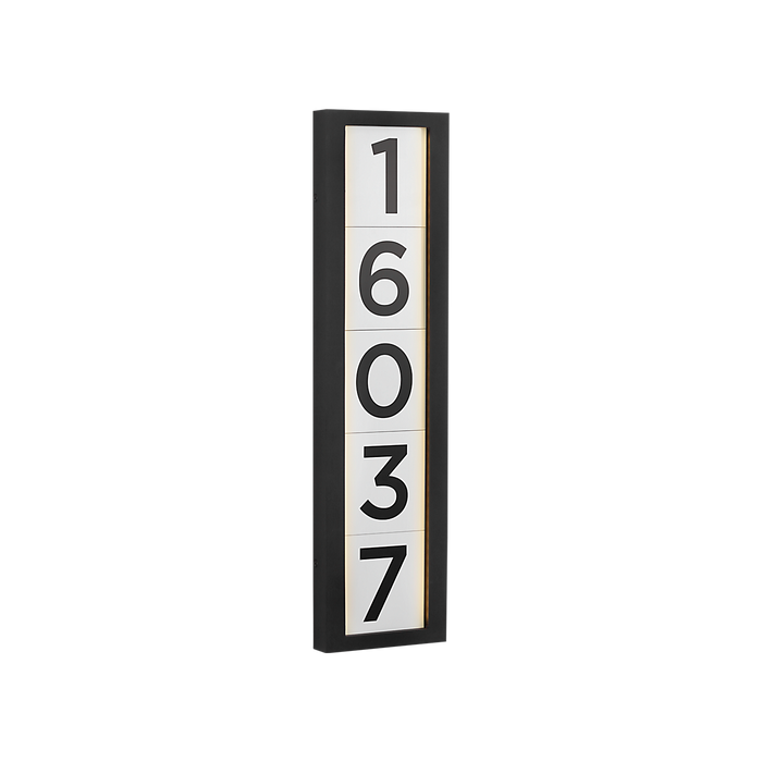 Generation Lighting LED Address Light Textured Black (GLO2151TXB)