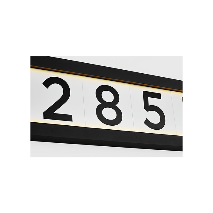 Generation Lighting LED Address Light Textured Black (GLO2151TXB)