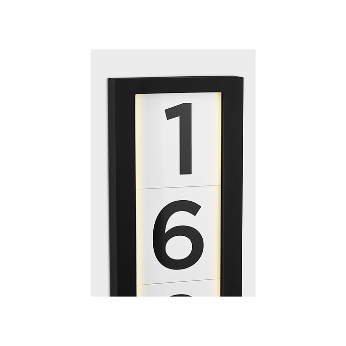 Generation Lighting LED Address Light Textured Black (GLO2151TXB)