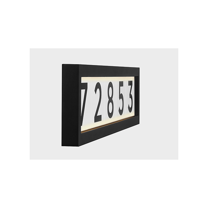 Generation Lighting LED Address Light Textured Black (GLO2151TXB)