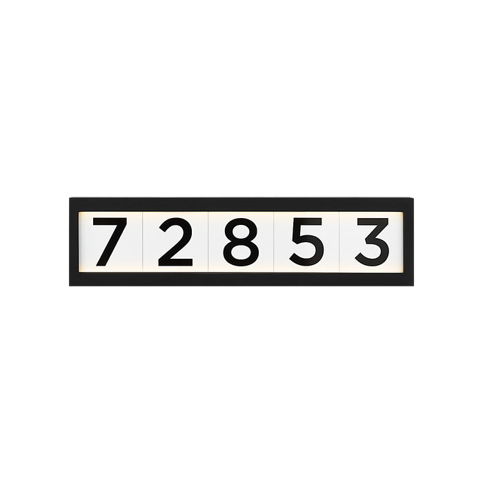 Generation Lighting LED Address Light Textured Black (GLO2151TXB)