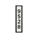 Generation Lighting LED Address Light Textured Black (GLO2151TXB)