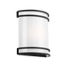 Generation Lighting Ravel LED Outdoor Wall Midnight Black (GLO2161MBK)
