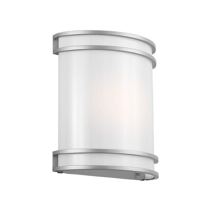 Generation Lighting Ravel LED Outdoor Wall Painted Brushed Steel (GLO2161PBS)