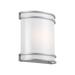 Generation Lighting Ravel LED Outdoor Wall Painted Brushed Steel (GLO2161PBS)
