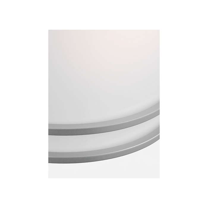 Generation Lighting Ravel LED Outdoor Wall Painted Brushed Steel (GLO2161PBS)