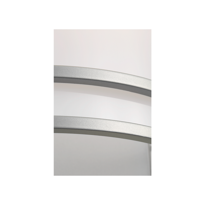 Generation Lighting Ravel LED Outdoor Wall Painted Brushed Steel (GLO2161PBS)
