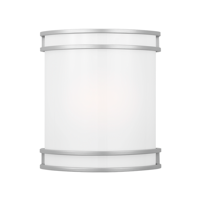 Generation Lighting Ravel LED Outdoor Wall Painted Brushed Steel (GLO2161PBS)