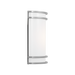 Generation Lighting Ravel LED Outdoor Wall Painted Brushed Steel (GLO2161PBS)