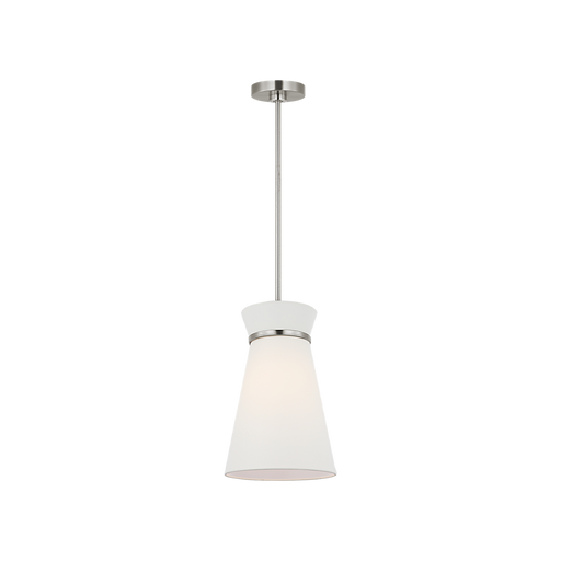 Generation Lighting Fynn One-Light Pendant Brushed Nickel Bulb[s] Included (GLP1751BNE)