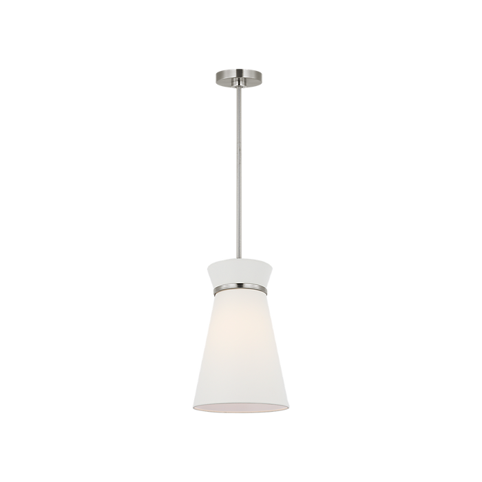 Generation Lighting Fynn One-Light Pendant Brushed Nickel Bulb[s] Included (GLP1751BNE)