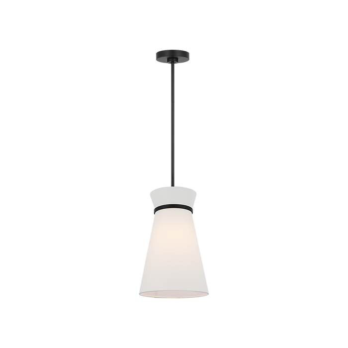 Generation Lighting Fynn One-Light Pendant Midnight Black Bulb[s] Included (GLP1751MBKE)