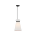 Generation Lighting Fynn One-Light Pendant Midnight Black Bulb[s] Included (GLP1751MBKE)