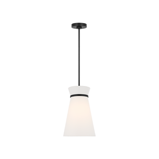 Generation Lighting Fynn One-Light Pendant Midnight Black Bulb[s] Included (GLP1751MBKE)