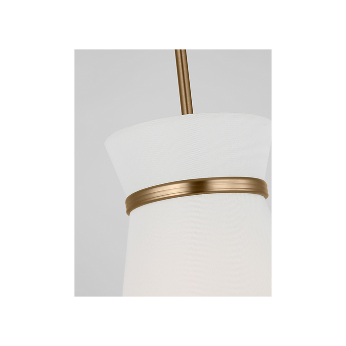 Generation Lighting Fynn One-Light Pendant Satin Brass Bulb[s] Included (GLP1751SBE)