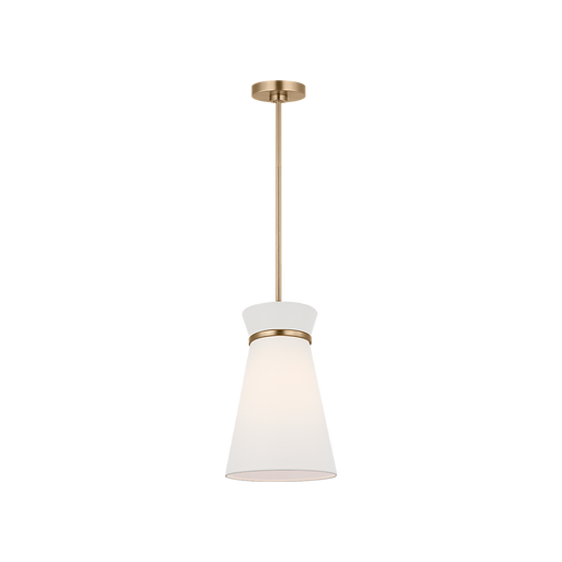 Generation Lighting Fynn One-Light Pendant Satin Brass Bulb[s] Included (GLP1751SBE)