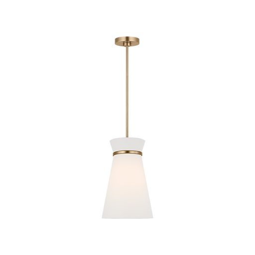 Generation Lighting Fynn One-Light Pendant Satin Brass Bulb[s] Not Included (GLP1751SB)