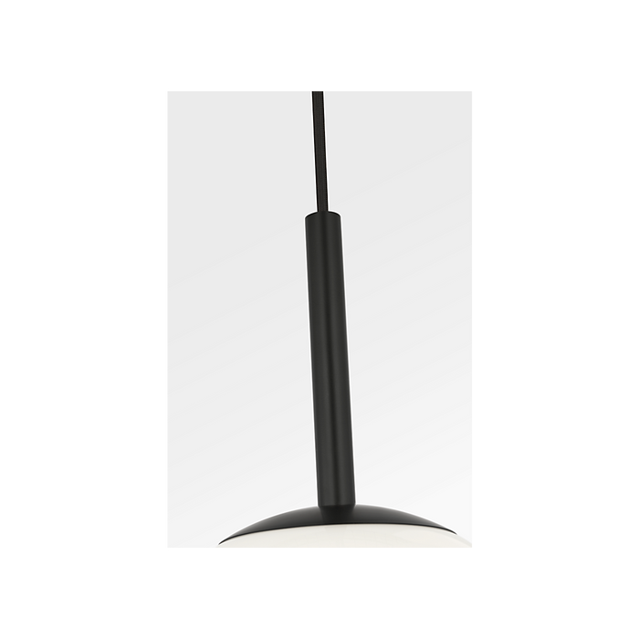Generation Lighting Nube One-Light Pendant Midnight Black Bulb[s] Not Included (GLP1821MBK)