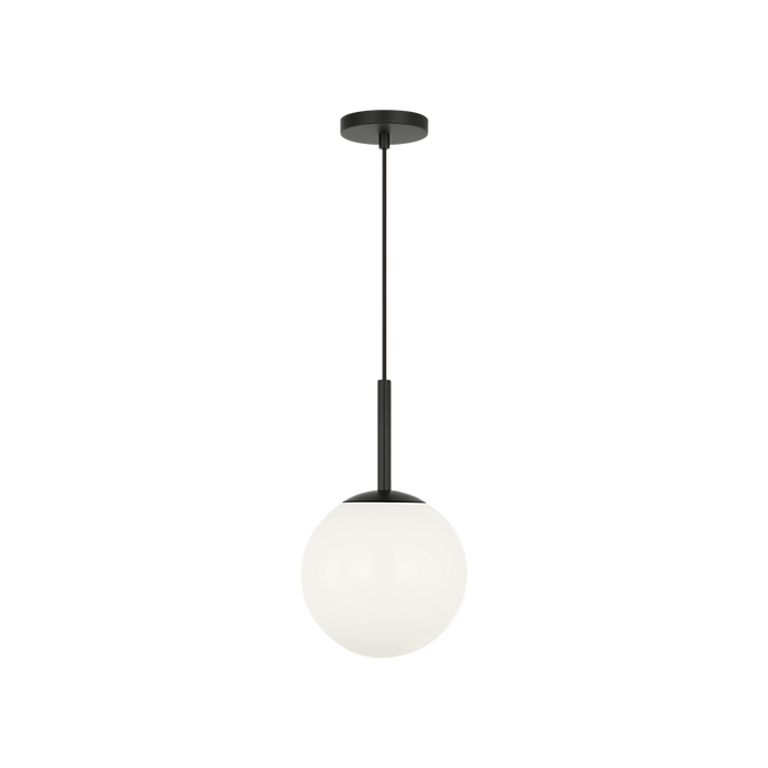 Generation Lighting Nube One-Light Pendant Midnight Black Bulb[s] Not Included (GLP1821MBK)