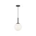 Generation Lighting Nube One-Light Pendant Midnight Black Bulb[s] Not Included (GLP1821MBK)
